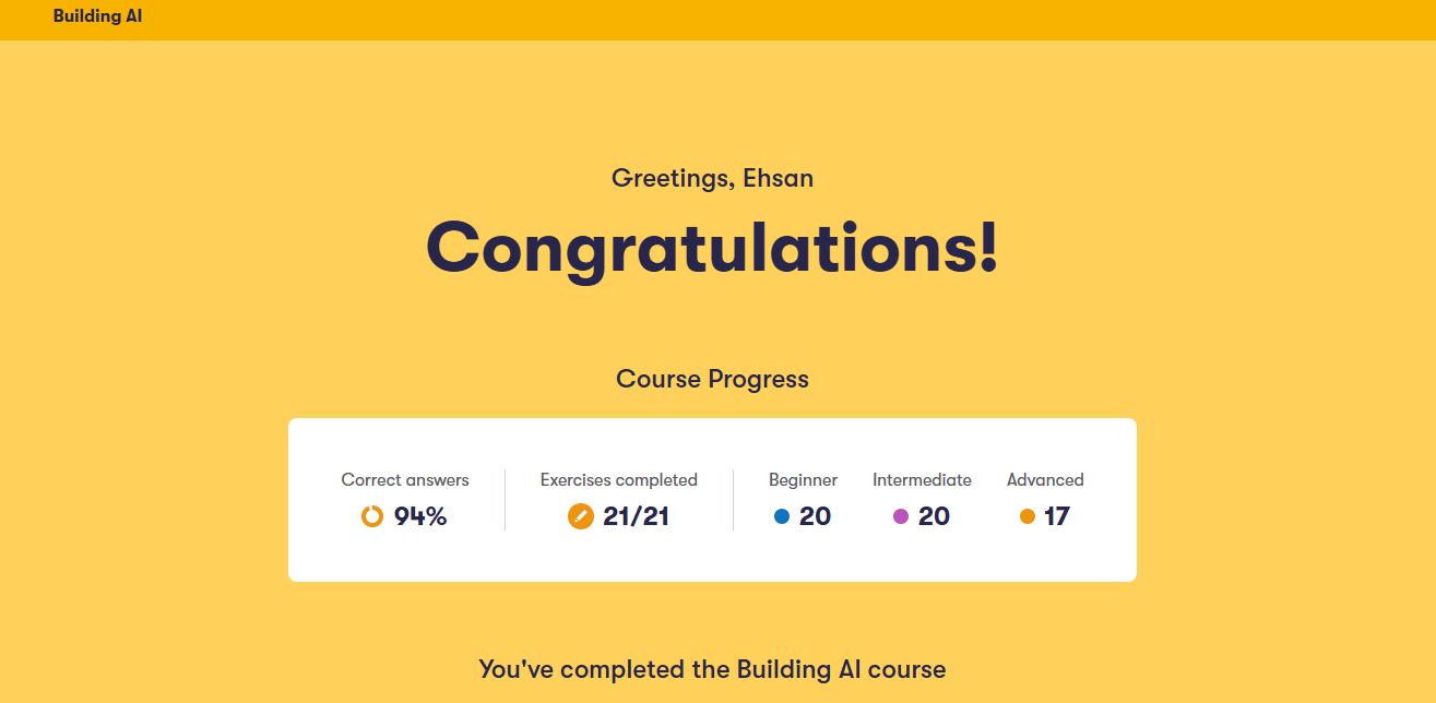 Certificate Screenshot